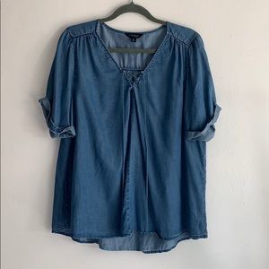 Lucky Brand Chambray Top